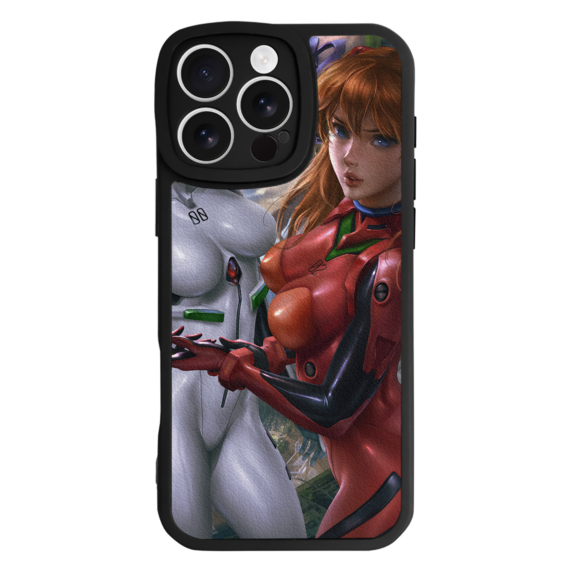 （画像用） EVA 新世紀エヴァンゲリオン 【iPhone 16シリーズ対応】シリコンスマホケース（レザー調） 材質：シリコン